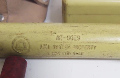 VINTAGE BELL SYSTEMS AT-8629 YELLOW PROBE PEi 77M Tracer in Leather