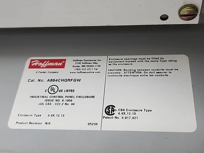 USED Hoffman A864CHQRFGW