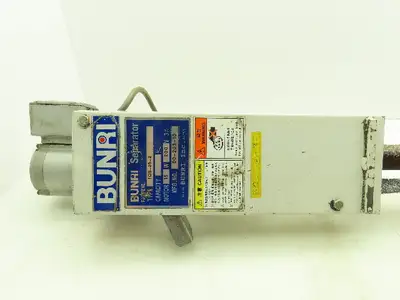 Bunri TOS-25-2 Separator Oil Skimmer 1" Wide Belt 11" Immersed 200V 3Ph Motor