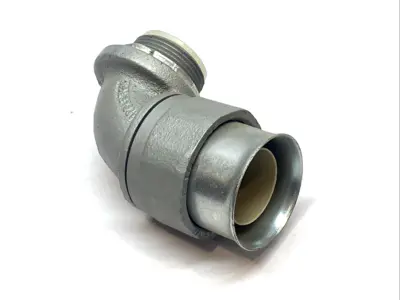 USED APPLETON ELECTRIC 1-1/4" 90° LFNC LIQUIDTIGHT STEEL CONDUIT CONNECTOR