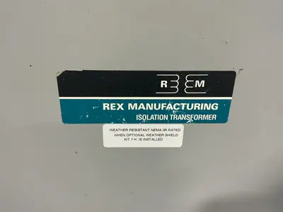 USED REX MANUFACTURING BA75HCA