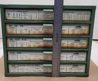 USED SUNNEN CABINET - 5 DRAWER