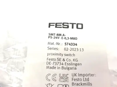 New | in-Stock Festo A-Coded Proximity Switch, NO Contact, 574334 Proximity Sensors Michigan US | Maverick Industrial Sales #1394188