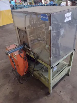 3" x 2" HYDRAULIC OFFSET GUTTER ELBOW CRIMPING MACHINE: STOCK #15100