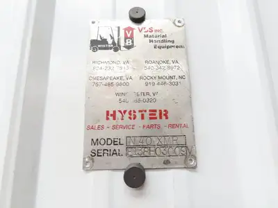 Hyster 2015434 General Electric Direct Drive Motor Off Of N40 XMR Forklift
