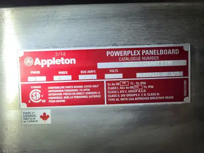 USED APPLETON RQSG132M42T510