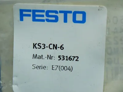 New | in-Stock FESTO KS3CN6 Miscellaneous MRO Ohio US | HGR 24 #916518