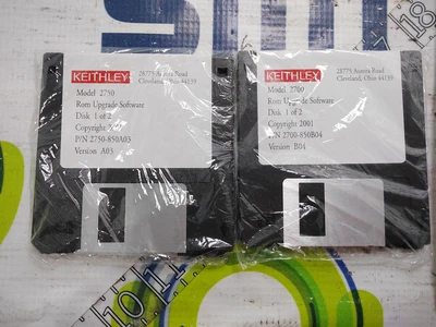 KEITHLEY MODEL 2750 ROM UPGRADE SOFTWARE- 2 DISK SET