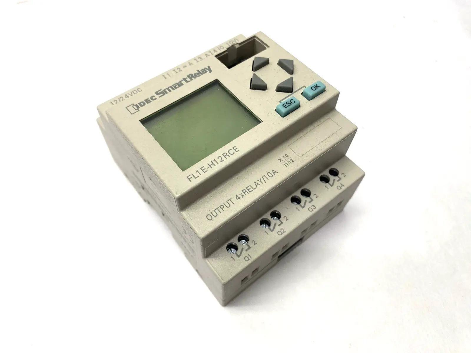 USED IDEC SMARTRELAY PROGRAMMABLE CPU 8 DIGITAL INPUTS 12/24VDC