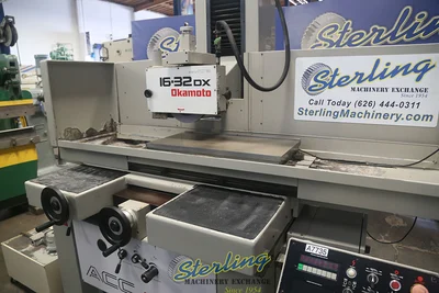Used OKAMOTO ACC-1632DX Reciprocating Surface Grinders California US | Sterling Machinery Exchange #1465388