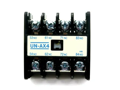 NEW MITSUBISHI UN-AX4 AUXILIARY CONTACT BLOCK UN-AX24A2B UNAX4
