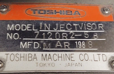 Toshiba Machine Co Injectvisor Control Current Power Supply 7120R2-56