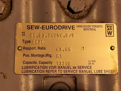 New | in-Stock SEW-EURODRIVE R87DT100L4 Motors (misc) British Columbia CA | Lenmark #246295