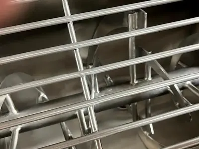 New 10 Cubic Foot Stainless Steel Ribbon Mixer, 5 HP #4679768