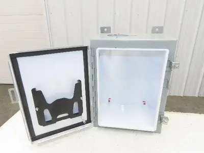 Hoffman A161208LP Electrical Enclosure 16x12x8" JIC Box Backplate Type 12