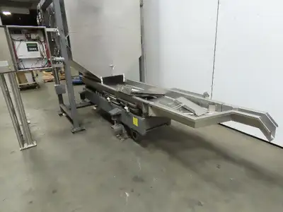 Smalley 48x48x78"  Bin Hoppers Stainless Steel Food Grade W/10' Shaker Separator