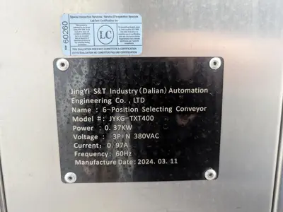 USED 2024 JINGYI S&T INDUSTRY (DALIAN) AUTOMATION ENGINEERING CO., LTD JYKG-TXT400