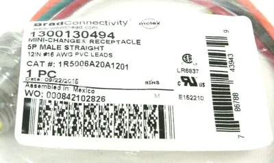 NEW MOLEX WOODHEAD 1R5006A20A1201 MINI CHANGE RECEPTACLE 1300130494