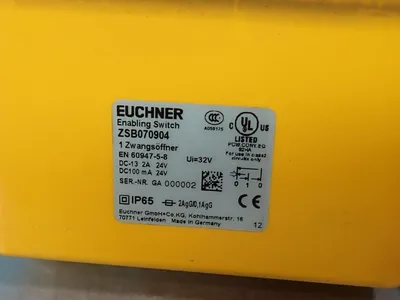 New | in-Stock EUCHNER ZSB070904 Relays & Switches | HGR 24 #739353