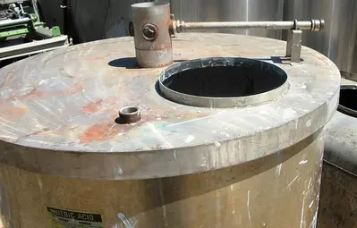 Tank, 140 Gallon, S/st, 36" x 32", FT/DB, #S741372