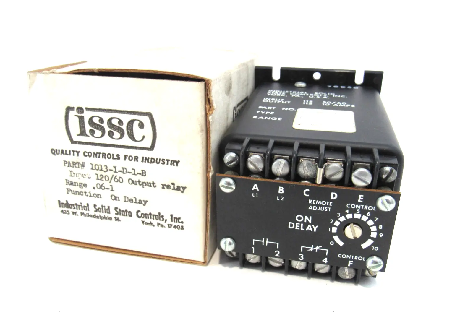 NEW ISSC 1013-1-D-1-B TIMER 10131D1B