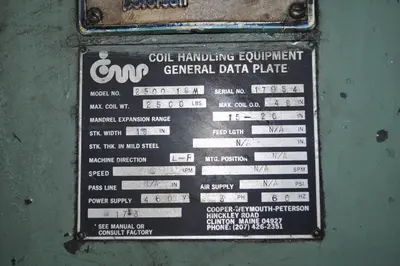USED CWP 2500 18M