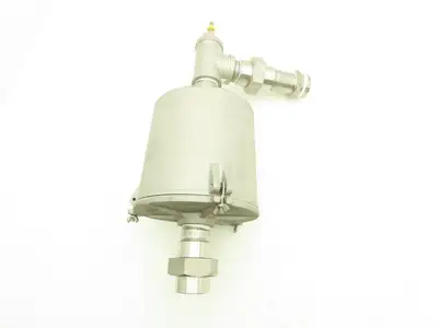 Gast AV461 Intake Vacuum Air Bag Filter Aluminum Housing Pot Style 1-1/4"NPT