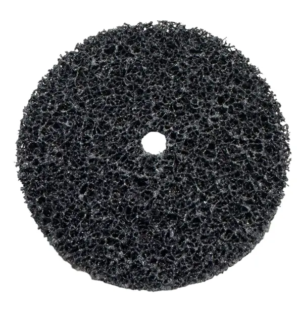3M Scotch-Brite 6" x 5/8" Clean & Strip Deburring Disc Silicon Carbide Very Coarse