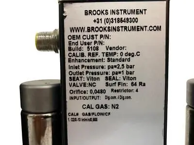 Brooks SLA5800 Mass Flow Controllers | ANACAPA EQUIPMENT BROKERS, INC (4)
