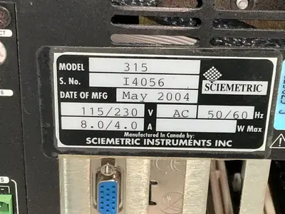 Used 2004 SCIEMETRIC INSTRUMENTS 315 Analyzers Systems - Other Ohio US | HGR 24 #1406195