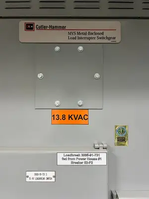 MVS 13.8kV Load Interrupter Switch