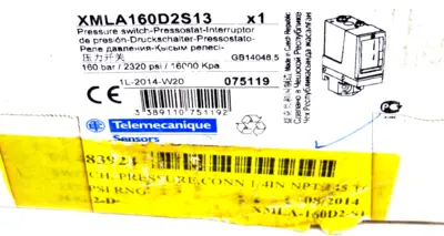 USED TELEMECANIQUE XMLA160D2S13 PRESSURE SWITCH