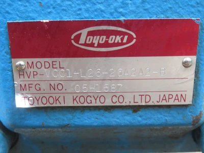 Used TOYO-OKI _UNKNOWN_ Hydraulic Pumps Texas US | OCO Industrial #1726321