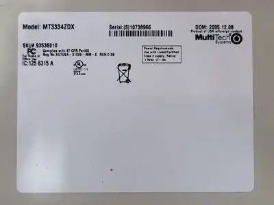 USED MULTITECH MT3334ZDX