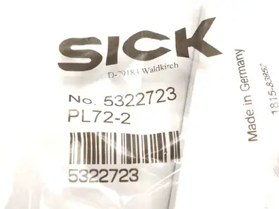 PL72-2, 5322723 | Sick PL72-2 Rectangular Angular Reflector 50mm x 80mm M6x14 Thread 5322723 - New