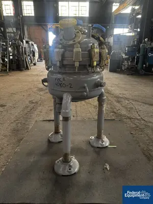 USED De Dietrich 5 Gal DeDietrich Glass Lined Reactor, 150/150#