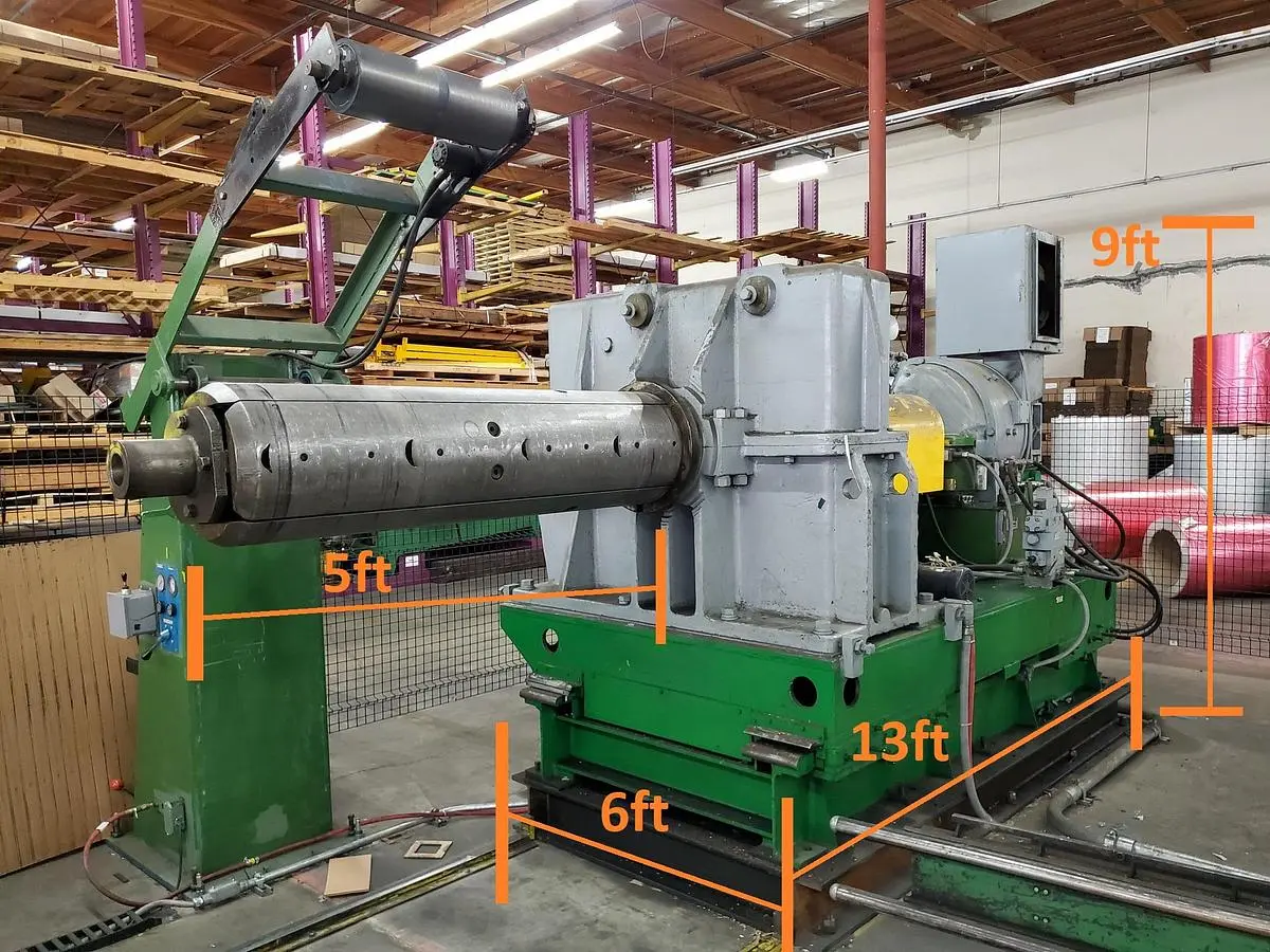 60" x 20,000 Lbs Uncoiler