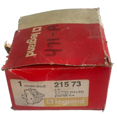 NEW LEGRAND 215 73 FUSE HOLDER 2P 14X51 21573