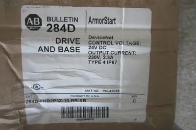 NEW ALLEN BRADLEY 284D-FHB2P3Z-10-RR-SB ARMOR START CONTROLLER 284DFHB2P3Z10RRSB