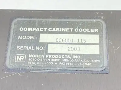 CC600I-115 | Noren  Compact Cabinet Cooler - For parts or not working