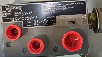 Moore 773F0111NA7 I/P Transducer Tmp. code T4A (BIN-1.5.5)