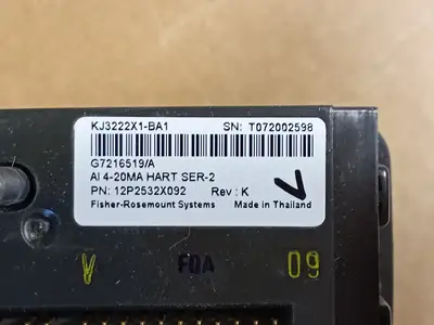 Used FISHER-ROSEMOUNT SYSTEMS KJ3222X1-BA1 Misc Electrical & Power Parts British Columbia CA | Lenmark #1439318