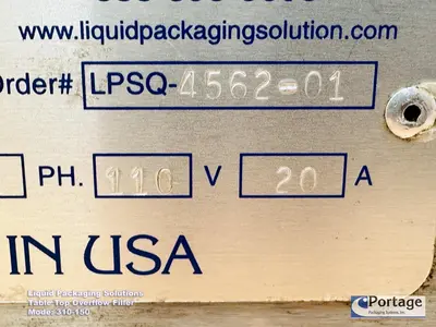 USED 2010 LIQUID PACKAGING 310-150 TT OVERFLOW FILLER
