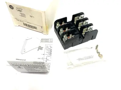 USED ALLEN-BRADLEY SER. A FUSE BLOCK CONTROL CIRCUIT KIT, REJECTION TYPE