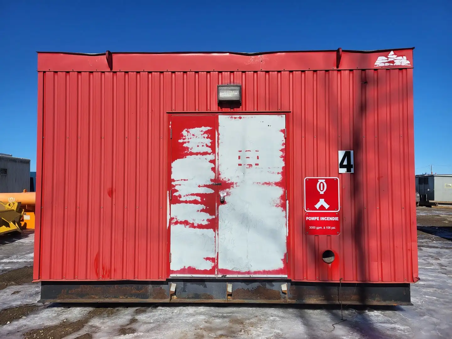 Containerized Foam Fire Suppression System w/ Deluge Valve, Potter Controls & Piping Manifold