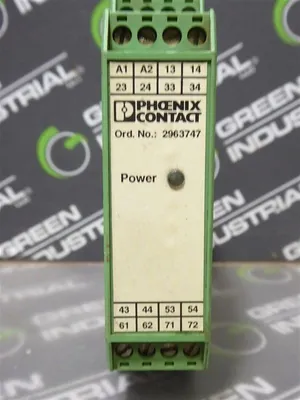 Phoenix Contact PSR-SCP-24UC/URM/5X1/2X2 Safety Relay 2963747 Used