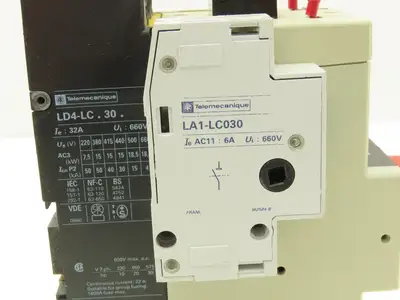 Telemecanique LD4-LC030 Integral 32 Motor Starter 3-Pole 32A 120V Coil