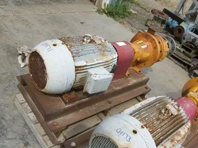 USED WEG 30 HP ELECTRIC MOTOR