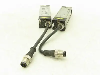 Banner Part Sensing Light Curtain Set 67mm Protected Height 300mm- 2m 10-30VDC
