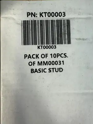 Kt00003 Pack Of 10Pcs. Of MM00031 Basic Stud (7.2.2)